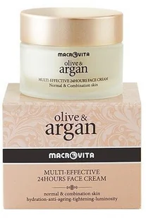 MACROVITA Macro Vita Argan & Olive Multi-skutecznie 24-godzinny krem do skóry normalnej i mische 50 ml. 43186-209185 - Maseczki do twarzy - miniaturka - grafika 2