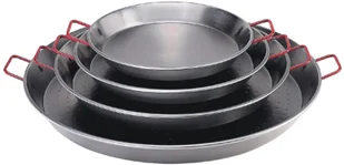 De Buyer Patelnia ze stali niebieskiej paella Lyon 24 cm D-5026-24 D-5026-24 - Patelnie - miniaturka - grafika 3