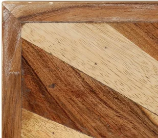 vidaXL Stolik kawowy z litego drewna mango, 90 x 55 x 36 cm - Ławy i stoliki kawowe - miniaturka - grafika 5