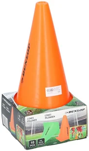 Dunlop Pachołki treningowe 23,5cm x10 213846 - Piłka nożna - miniaturka - grafika 2