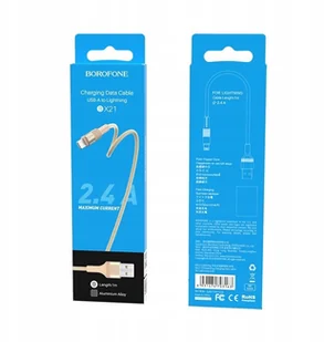 Borofone BX21 Outstanding kabel Usb do iPhone 2,4A - Kable USB - miniaturka - grafika 2