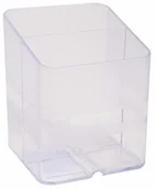 Pojemniki biurowe - Exacompta Exacompta 67723D opakowanie (10 pudełek na długopisy, 2 przegródki, 74 x 74 x 93 mm, wytrzymałe i praktyczne), 10 sztuk kryształowych 67723D - miniaturka - grafika 1