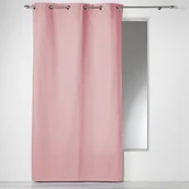 Firany i zasłony dla dzieci - Douceur d'Intérieur intérieur douceur D '1605669 Panama zasłona z otworami okutymi obręczami bawełna Dragée 140 x 240 cm 1605669 - miniaturka - grafika 1