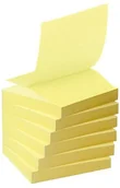 Etykiety samoprzylepne i bloki etykiet - Post-it Z-Notes samoprzylepne karteczki harmonijkowe, 76 x 76 mm, 6 bloczków po 100 kartek, pastelowy żółty R3301B - miniaturka - grafika 1