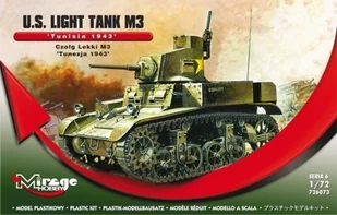 Mirage Hobby U.S. Light Tank M3 726073 - Modele do sklejania - miniaturka - grafika 4