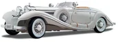 Kolekcjonerskie modele pojazdów - Maisto 36055 - Mercedes 500K Maharadjah 1:18, sortowane pod względem koloru, kolor nie do wyboru, A, jeden rozmiar, biały - miniaturka - grafika 1
