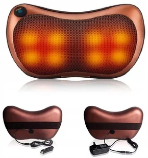 Shiatsu Poduszka Masażer Masująca Kark Ciało Plecy - Masażery - miniaturka - grafika 2