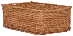 vidaXL vidaXL 4-częściowy zestaw koszyków składanych razem, brązowa wiklina - Pudła i pojemniki do przechowywania - miniaturka - grafika 6