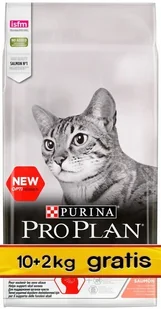 Purina Pro Plan Cat Sterilised Optisenses Salmon 12kg 10+2kg gratis) - Mokra karma dla kotów - miniaturka - grafika 2