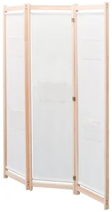 vidaXL 3-panelowy parawan, lite drewno sosnowe, 120x170 cm - Parawany - miniaturka - grafika 3