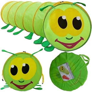 Tunel Dla Dzieci Gąsienica Namiot Składany + Torba - Namioty i tipi dla dzieci - miniaturka - grafika 3