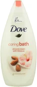 Kosmetyki do kąpieli - Dove Caring Bath Kremowy Żel Pod Prysznic Almond Cream With Hibiscus 450ml - miniaturka - grafika 1