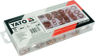 Yato ZESTAW PODKŁADEK MIEDZIANYCH DMUCHANYCH 95 SZTUK/MIX ROZMIARÓW - Narzędzia warsztatowe Yato ZESTAW PODKŁADEK MIEDZIANYCH DMUCHANYCH 95 SZTUK/MIX ROZMIARÓW - Narzędzia warsztatowe - miniaturka - grafika 2