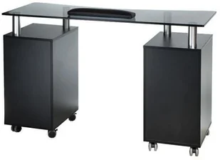 Beauty System Stolik do manicure BD-3425-1 CZARNY BD-3425-1 BLACK - Stoliki do manicure - miniaturka - grafika 2