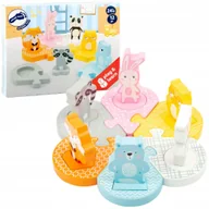 Sortery dla dzieci - Drewniany Sorter Puzzle Kształty Układanka - miniaturka - grafika 1