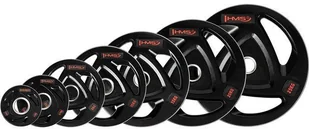 HMS Talerz olimpijski ogumowany czarny TOX15 HMS 15 kg 17-61-094 - Obciążenia - miniaturka - grafika 3