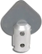 Akcesoria do elektronarzędzi - RIDGID Końcówka z nożem łopatkowym 35mm T-211 63035 na spiralę 16mm 63035 - miniaturka - grafika 1