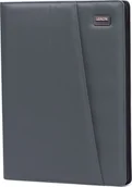 Teczki i skoroszyty - Lexon Teczka na dokumenty Premium+ A4 szara LN2700G - miniaturka - grafika 1