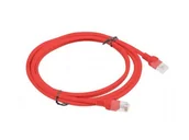 Kable miedziane - LANBERG Patchcord kat.6 2.0M UTP czerwony - miniaturka - grafika 1