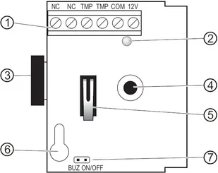Satel DG-1 TCM Czujka gazów usypiających (np. oparów chloroformu) - Czujniki czadu, dymu, gazu - miniaturka - grafika 12