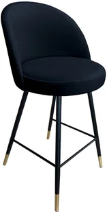 Hoker krzesło barowe Trix podstawa czarna/złota MG19 - Taborety i hokery - miniaturka - grafika 2
