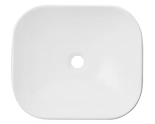 Corsan Wolnostojąca umywalka nablatowa Corsan 649933 prostokątna biała 45 x 41 x 14,5 cm 649933 - Umywalki - miniaturka - grafika 5