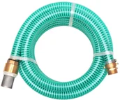 Węże ogrodowe i zraszacze - vidaXL Wąż ssący z mosiężnymi złączkami, 7 m, 25 mm, zielony - miniaturka - grafika 1