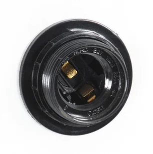 VidaXL Industrialna lampa wisząca, 25 W, czarna, okrągła, 30 cm, E27 320536 - Lampy sufitowe - miniaturka - grafika 9