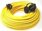 Akcesoria do agregatów prądotwórczych - as - Schwabe as-Schwabe K35 AT-N07 V3V3-F 3G1,5 przedłużacz kabla w pancerzu, IP44, do stosowania na zewnątrz, żółty kolor bezpieczeństwa - miniaturka - grafika 1