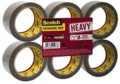 Taśmy klejące - Scotch opakowanie hv5066fb rolki taśmy klejącej, Heavy, 6, 50 MM X 66 m, brązowy HV5066FB - miniaturka - grafika 1