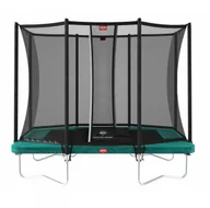 Trampoliny - Berg Ultim Favorit Regular 280 Grau + Safety Net Comfort Grün BT-32.25.62.71 - miniaturka - grafika 1
