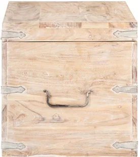 vidaXL Skrzynia, 90x40x40 cm, lite drewno akacjowe vidaXL - Pudła i pojemniki do przechowywania - miniaturka - grafika 12