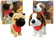 Zabawki interaktywne dla dzieci - Import LEANToys Interaktywny Piesek Szczeka Rusza Ogonkiem Sensory - miniaturka - grafika 1