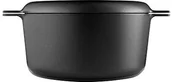 Rondle - Eva Solo EVA Solo 280245 garnków, aluminium, przeznaczony do płyt indukcyjnych, pojemność 4.5 litry, średnica 24 cm, Nordic Kitchen, czarny 280245 - miniaturka - grafika 1