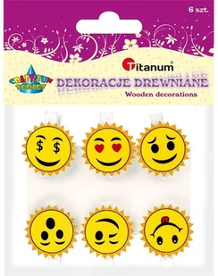 Spinacz drewniany Emotionki A6 C510 MTCR-WDC510 - Dekoracje domu - miniaturka - grafika 3