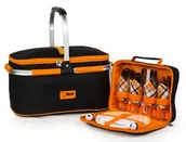 Akcesoria turystyczne - Gimex Fuxtec koszyk piknikowy wyposażenie - miniaturka - grafika 1