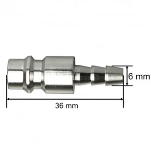 GEKO Wtyk na wąż pneumatyczny 6mm typ męski 3129 G03400 - Akcesoria pneumatyczne - miniaturka - grafika 3
