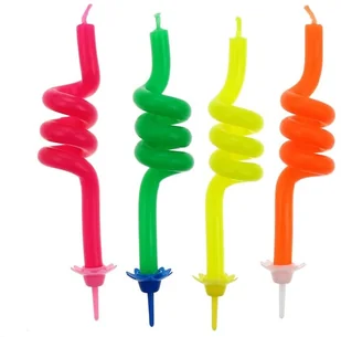 Świeczki urodzinowe spirale A`4 (Świ000008) - Dekoracje domu - miniaturka - grafika 2