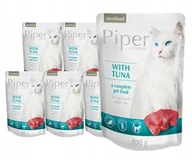 Mokra karma dla kotów - Dolina Noteci PIPER) PIPER CAT Sterelised z Tuńczykiem Zestaw Saszetki 10 x 100g ZEST-PIP-100-10-TUN - miniaturka - grafika 1