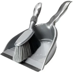 Pucuś Komplet zmiotka + szufelka z gumką srebrna - Miotły, szufle, mopy Pucuś Komplet zmiotka + szufelka z gumką srebrna - Miotły, szufle, mopy - miniaturka - grafika 1