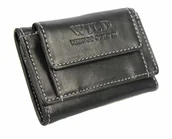 Portfele - Wild Portfel Skórzany Mini Skóra Licowa WI5539 - miniaturka - grafika 1