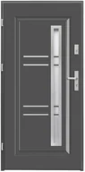 Drzwi zewnętrzne - Splendoor Drzwi zewnętrzne Opal antracyt 90L - miniaturka - grafika 1