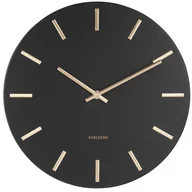 Zegary - Karlsson Zegar ścienny Charm small black by KA5821BK - miniaturka - grafika 1