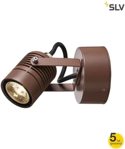 Spotline SLV LED SPOT SP zewnętrzna oprawa ścienna kolor rdzy 3000 K 1004957 - Lampy ogrodowe - miniaturka - grafika 2