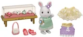 Figurki dla dzieci - Sylvanian Families Miasto biały królik z biżuterią i klejnotami - miniaturka - grafika 1