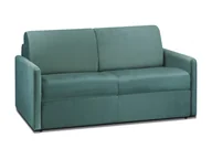 Sofy i kanapy - Vente-Unique 2-osobowa rozkładana sofa z weluru CALIFE - Kolor miętowy - Łóżko 120 cm - Materac 22cm - miniaturka - grafika 1