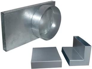 Przejście dolot rura fi 150 dolot kominek wkład - Akcesoria grzewcze - miniaturka - grafika 2