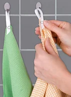 Wieszaki łazienkowe - Wenko Zawieszka z klipsem do ręczników i ścierek 10 sztuk 8028500 - miniaturka - grafika 1