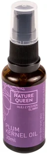 Nature Queen NATURE QUEEN Olej z pestek śliwek, 30 ml 5902610970542 - Olejki do ciała i włosów - miniaturka - grafika 2