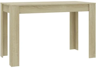 vidaXL Stół jadalniany, kolor dąb sonoma, 120x60x76 cm, płyta wiórowa - Stoły - miniaturka - grafika 2